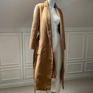 Topshop Camel Wrap coat